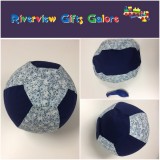 Balloon Ball Cover - Blue Floral Balloon Ball Cover - Blue Floral